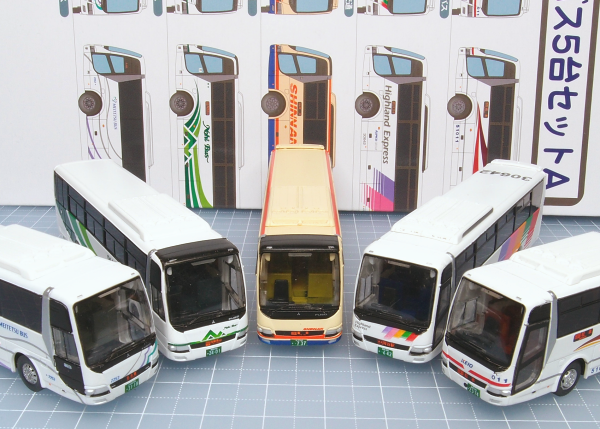 きまぐれレビュー No.075 THE バスコレクション 中央高速バス5台セットA